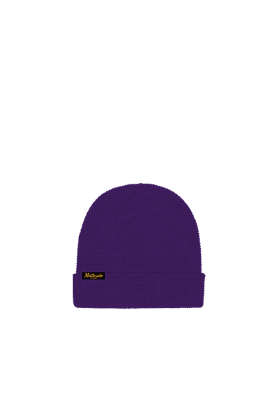 waffle knit purple